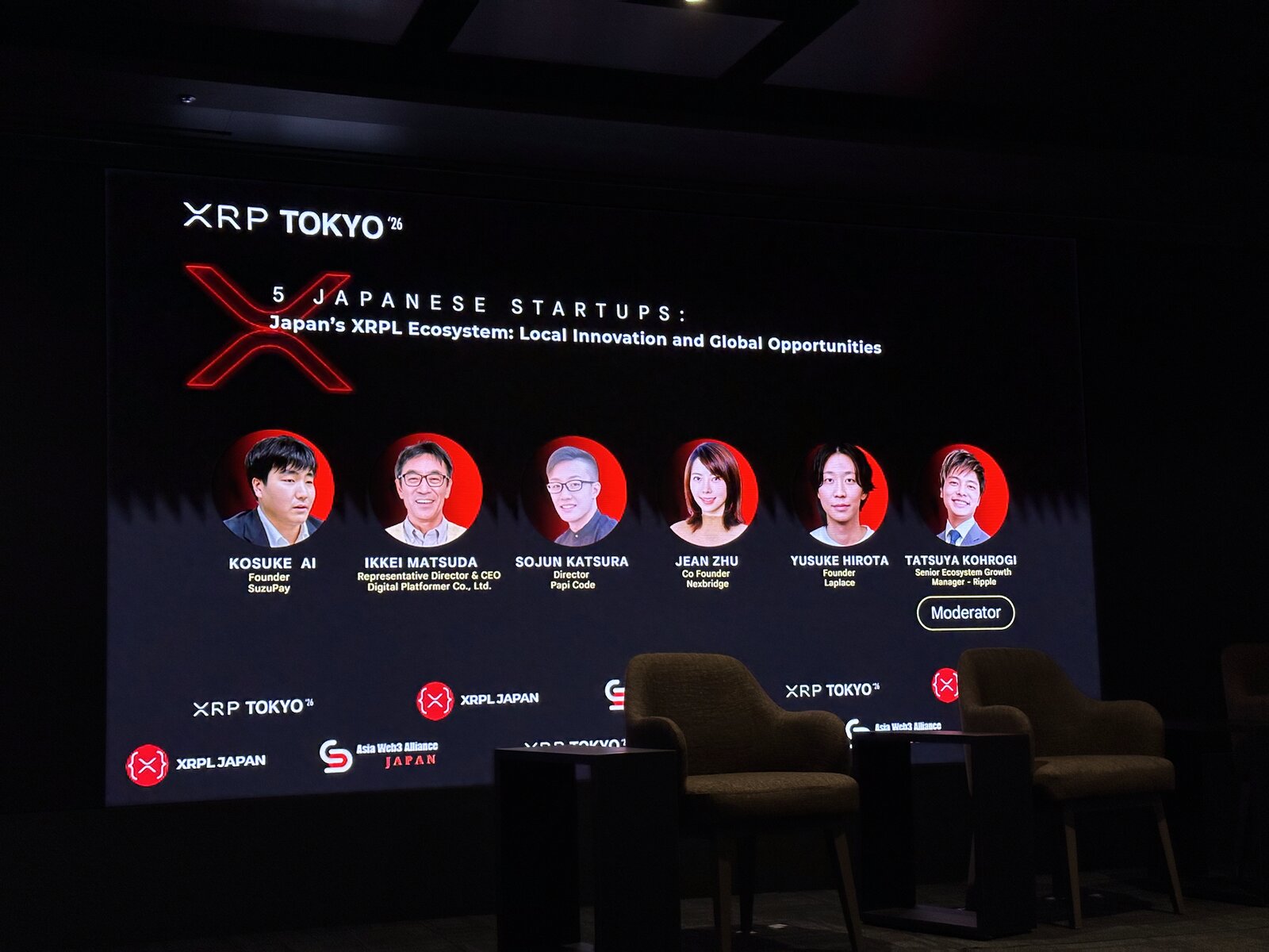 NexBridge on the panel stage at XRP Tokyo 2026